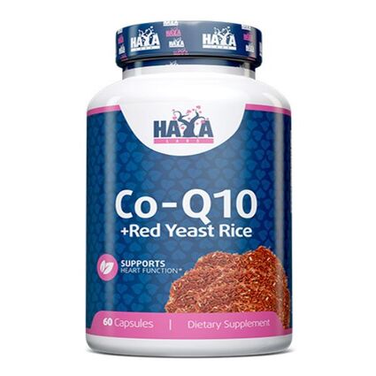 HAYA LABS Co-Q10 60mg. & Red Yeast Rice